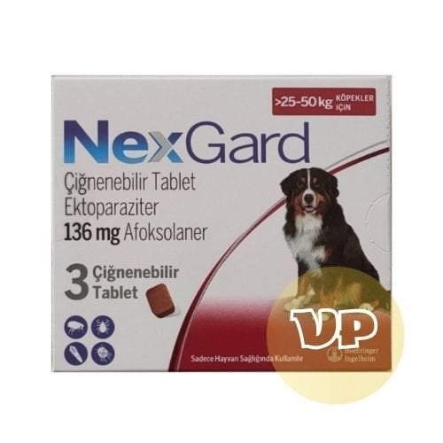 Nexgard  25-50 Köpek Dış Parazit Tablet ( 3 Tablet İçerir ) SKT:05.2027