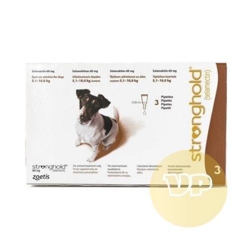 Stronghold Köpek 5-10 Kg için Damla 60 mg 3 Pipet  SKT: 2027