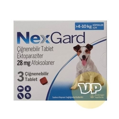 Nexgard Köpek 4-10 Kg İçin 3 Tablet  ( SKT: * 11.2026 )