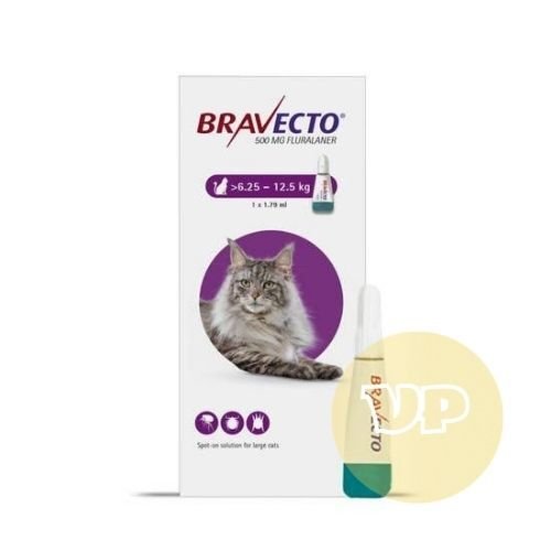 Bravecto Spot-On Kedi (6.25kg-12.5 Kg) 1 Pipet  SKT 06.2026