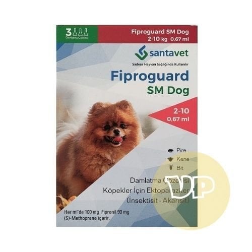 Fiproguard Köpek. 2-10 kg İçin Damla (3 Pipet) SKT :01.2027