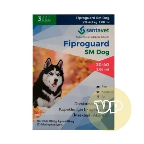 Fiproguard Köpek. 20-40kg İçin Damla (3 Pipet) SKT:2027