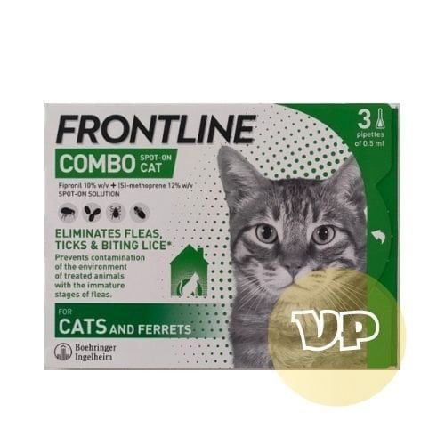Frontline Combo Kedi Dış Parazit Damla 0.5ml (3 Pipet)   SKT 12.2026