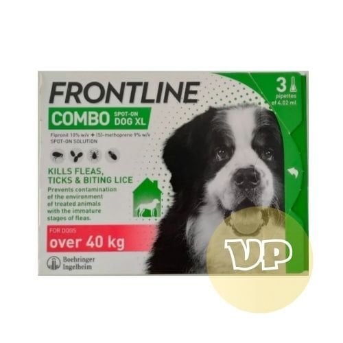 10 Kutu Frontline Combo Köpek >40 Kg (3 Pipet) Son Tüketim Tarihi 31.10.2026