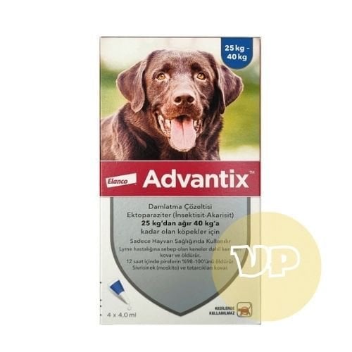 Elanco Advantix Köpek 25-40 Kg İçin Damla (4 Pipet) SKT 01.2027
