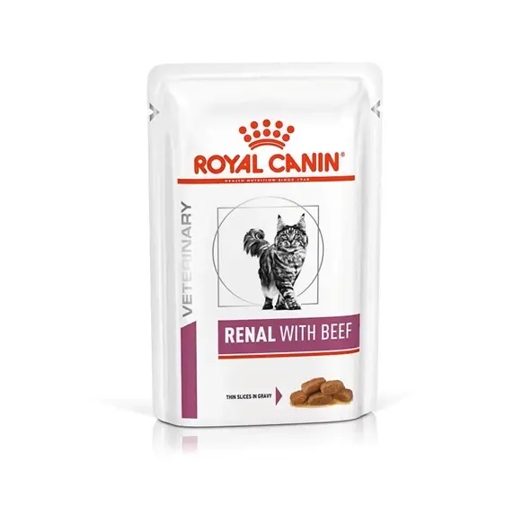 Royal Canin Renal Biftekli Yaş Kedi Maması 12x85 Gr (SKT:2028)