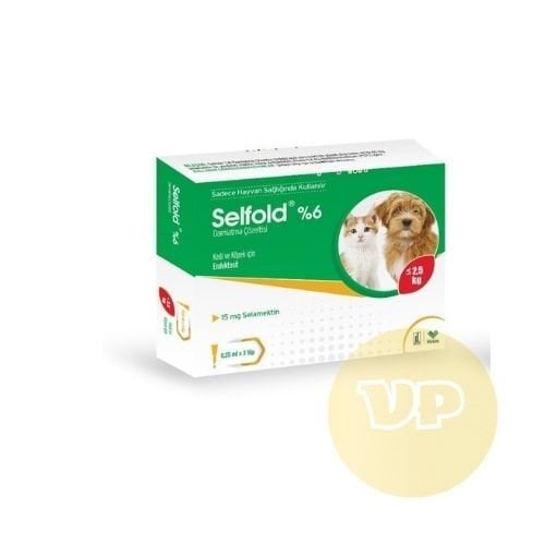 SELFOLD %6 Damlatma Çözeltisi Yavru Kedi-Köpek  < 2.5 Kg  3 Pipet  SKT:2027
