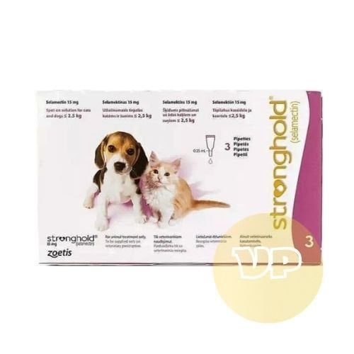 Stronghold Yavru Kedi/Köpek <2.5 Kg .15 mg 3 Pipet  SKT:11.2026