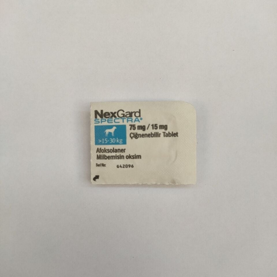 TEK  TABLET  Nexgard Spectra  15 - 30 Kg   SKT:08.2026