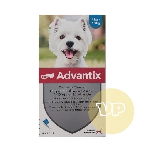 Elanco Advantix Köpek 4-10 Kg İçin Damla  (4 Pipet) SKT: 05.2027