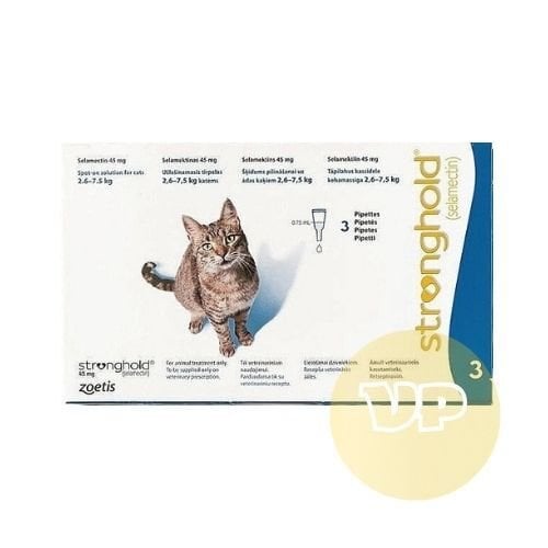 4 KUTU Stronghold Kedi 2.6-7.5 Kg İçin Damla 12 Pipet  ( SKT: 01.2027  )