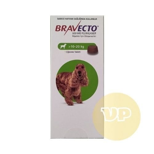 Bravecto 10–20 Kg Köpek İçin Pire ve Kene İlacı (3 Ay Etkili)  SKT: * 31.12.2026