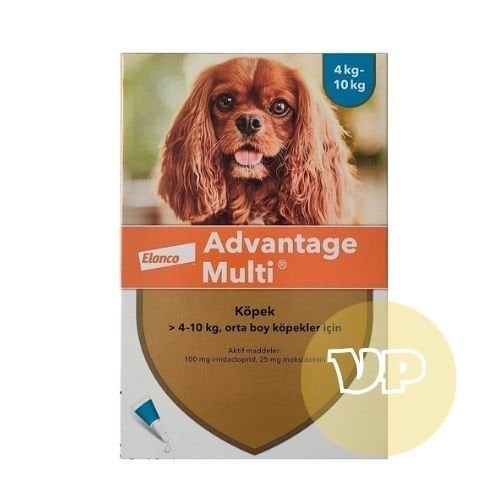 Advantage Multi Köpek 4-10 Kg İçin 3 pipet SKT:2027