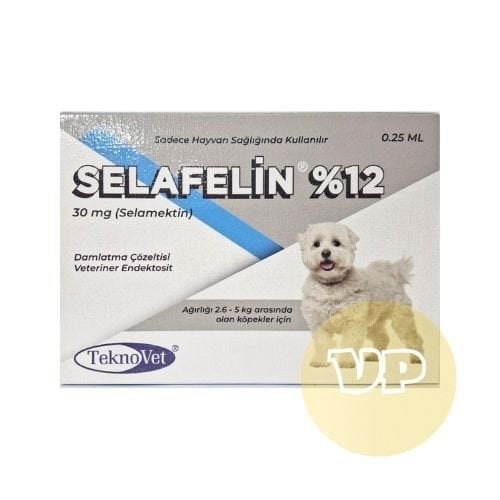 Selafelin 30 mg Damlatma Çözeltisi 2.6-5.0 Kg Köpekler için ( 3pipet içerir)  SKT : 2027