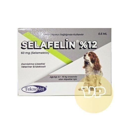 Selafelin 60 Mg Damlatma Çözeltisi 5.1-10 Kg Köpekler için (3 Pipet İçerir) SKT 2027