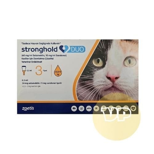 Stronghold Duo 2,5-5 kg Kediler İçin 3 Pipet  SKT: 2028