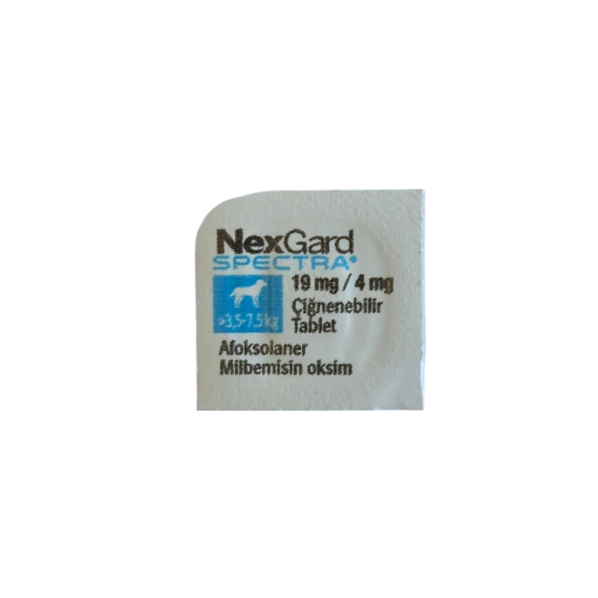 TEK  TABLET  Nexgard Spectra  3.5 - 7.5 Kg   SKT:09.2027 LÜTFEN AÇIKLAMAYI OKUYUNUZ!
