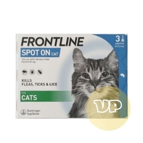 5 Kutu Frontline Spot On Kedi Dış Parazit Damla 0.5ml  SKT 31.01.2027