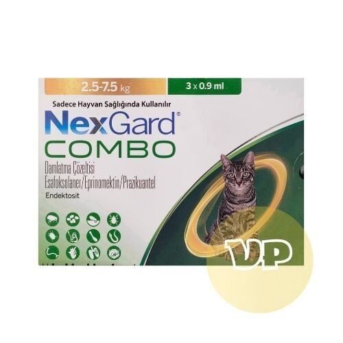 Nexgard Combo Yetişkin Kediler İçin İç Dış Parazit Damlası SKT:*05.2027 LÜTFEN AÇIKLAMAYI OKUYUNUZ!