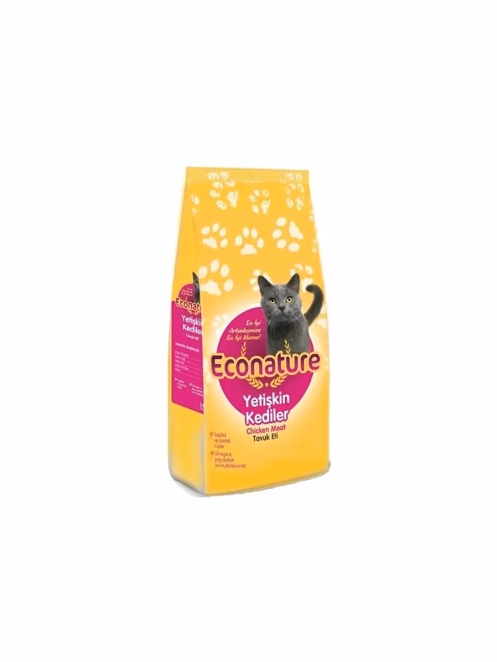 Econature Tavuklu Yetişkin Kedi Maması 15 Kg