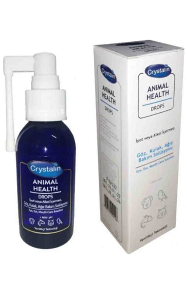 Crystalin Animal Health Göz Kulak ve Ağız Bakım Solüsyonu 100 ml