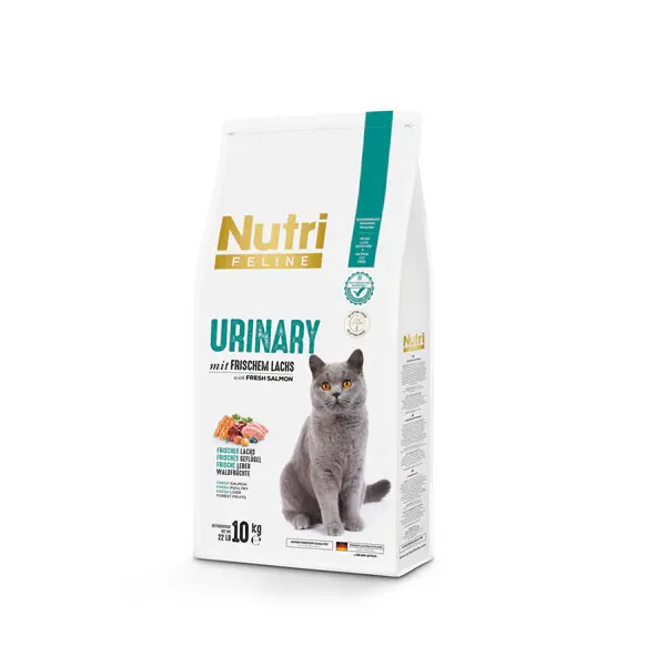 Nutri Feline Urinary Böbrek Sağlığı Destekleyici Somonlu Düşük Tahıllı Yetişkin Kedi Maması 10 Kg
