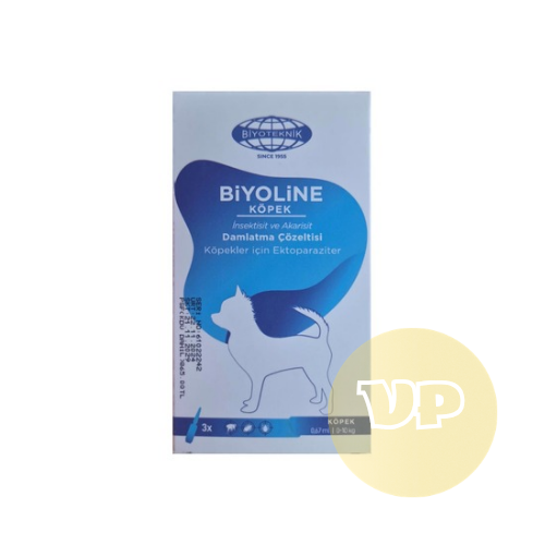Biyoline 0-10 Kg Köpekler İçin Damlatma Çözeltisi 3 Pipet (SKT:2028 )