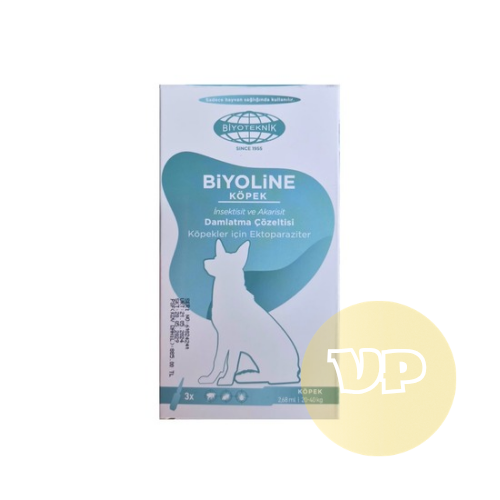 Biyoline 20-40 Kg Köpekler İçin Damlatma Çözeltisi 3 Pipet (SKT:2029)