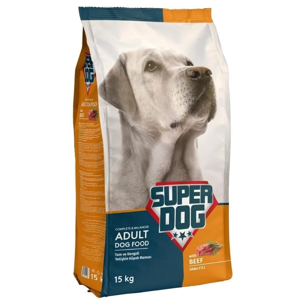 Super Dog Biftekli Yetişkin Köpek Maması 15 Kg SKT:2028