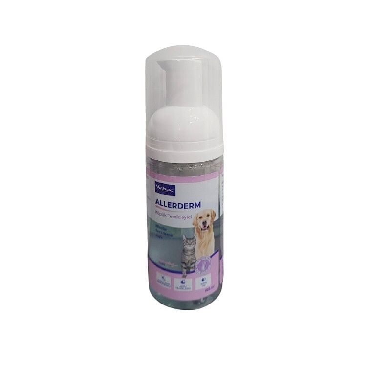 Virbac Allerderm Köpük Temizleyici 100 ml  (SKT:2029 )