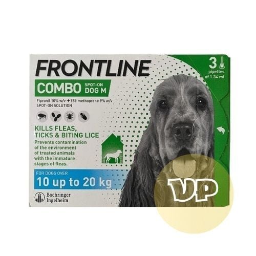 10 Kutu Frontline Combo Köpek 10-20 Kg  ( SKT :12.2026 )
